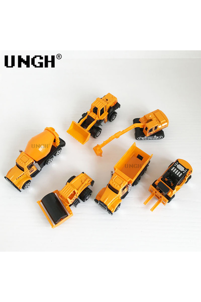 Choice نماذج سيارات هندسية من سبائك معدنية مصبوبة من UNGH مكونة من 6 قطع بالل...