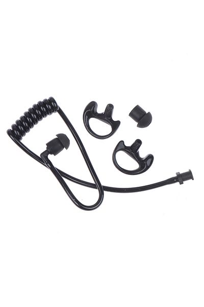 Choice One Size Spring Air Tube Earphone Replacement For Radio Earpiece Headset