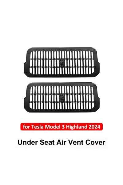 Choice For M3 Highland 2024 Style A For 2024 Tesla Model 3 Highland Under Seat Rear Air Vent Protect Cover