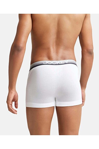 JOCKEY Zone Stretch Boxer Brief US20-01 White