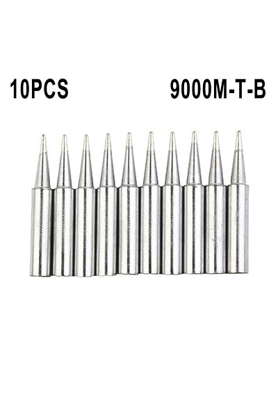 Choice A 10pcs Solder Iron Tips Set Welding Equipment Accessories Lead-free Pure Copper 900m-t-b For Solde.