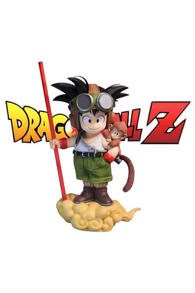 Choice 26cm Anime Dragon Ball Action Figure Son Goku With Monkey Figurine Doll PVC Model Toys Adult Coll...