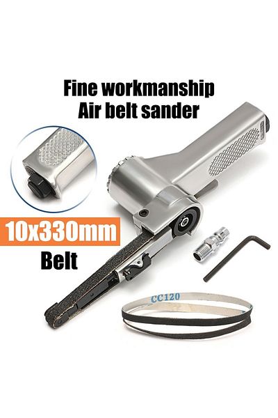 Choice 3/8" Air Belt Sander Air Angle Grinder Angle Grinding Machine With Sanding Belts For Air Compress...