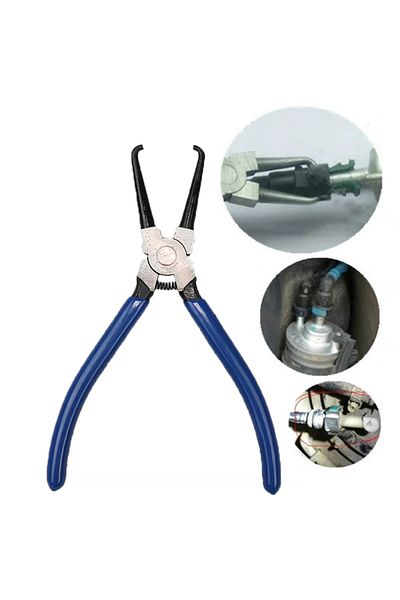 Choice Joint Clamping Pliers Fuel Filters Hose Pipe Buckle Removal Caliper Carbon Steel Fits for Car Aut...
