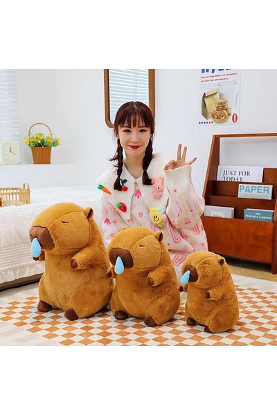 Choice 20-25cm 1pc 25-55cm Kapibala Capybara Plush Toy Internet Celebrity Capybara Jun Doll Ugly Cute Doll