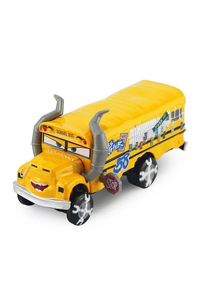 Choice Yellow Aoger Disney Pixar Cars 3 Oversized Deluxe Diecast Collection Miss Fritter Metal Alloy Model
