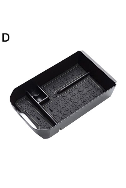 Choice صندوق تخزين مسند ذراع السيارة الداخلي باللون الأسود وصينية تنظيم وحدة ...