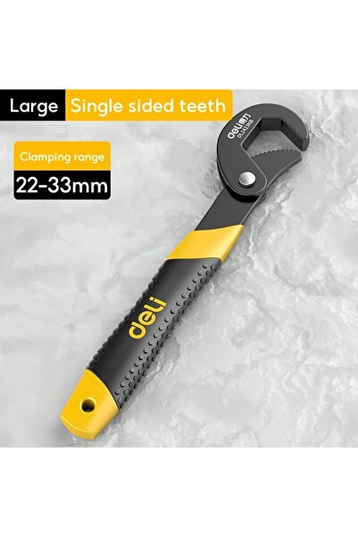 Deli big High Carbon Steel Wrench Set Multifunctional Outdoor Adjustable Portable Wrench Multipurpos