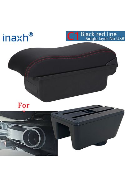 Choice C1 Black Red No Usb For Seat Ibiza Armrest Box For Seat Ibiza 6j Ibiza 6l Car Armrest Auto Storage B