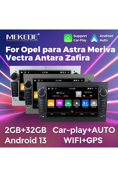 Choice MEKEDE 2 Din Car Radio Carplay For Opel Astra H J 2004 Vectra Vauxhall Antara Zafira Corsa C D Vi...