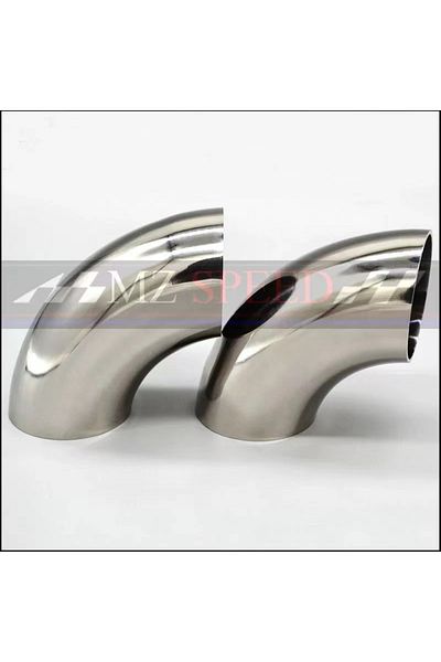 Choice 1pca 63mm 1.5thick51mm 63mm 76mm Od Sanitary Butt Weld 90 Degree Elbow Bend Pipe 304 Stainless Steel