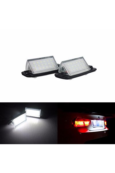 Choice 6000k White Angrong 2x Canbus White Led License Number Plate Light No Error For Bmw 3 Series E36 M3