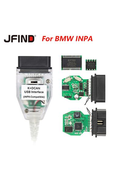 Choice For BMW K+DCAN FTDI 9241A With Switch K DCAN OBD 2 OBD2 Interface OBDII Car Diagnostic Auto Tools...