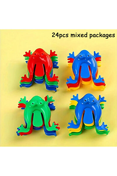 Choice 24 قطعة من ألعاب الضفدع القافز متعددة الألوان 12/24/36 قطعة من ألعاب ا...