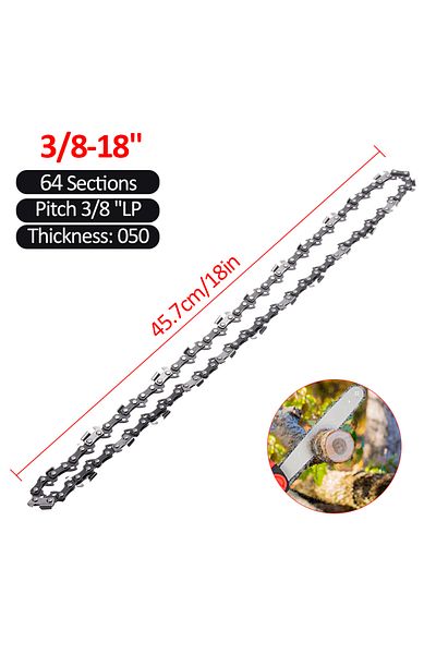 Choice 18inch 10/12/14/16/18/20-inch 325 Pitch 058 Gauge Chainsaw Chain 47/50/62/64/76 Drive Link For Many