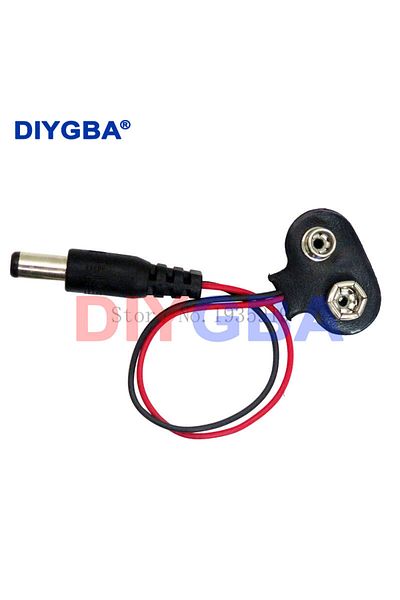 Choice T Type With Dc Jack Dc 9v Battery Button Power Cable Battery Buckle Snaps Power Cable Connector Dc 5