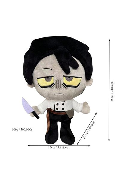 Choice White 25cm Rody Dead Plate Plush Vince Dead Plate Plushie Cartoon And Anime Related Plush Toys Birth