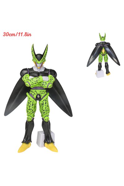 Choice 30cm Dragon Ball Z Cell Anime Figure Toy Ultimate Shape Dbz Super Saiyan Action Figures 30cm Pvc Fig