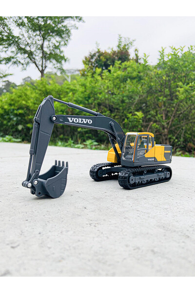 Choice حفارة فولفو Bburago 1:50 نموذج حفارة فولفو عالي التقليد مصنوع من المعد...