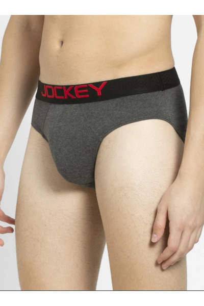 JOCKEY Zone Stretch Bikini Brief US07-01 Gray