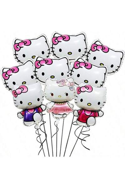 Choice بالونات كرتونية أخرى مقاس واحد 9 قطع على شكل ملاك وقط وزينة حفلات عيد ...