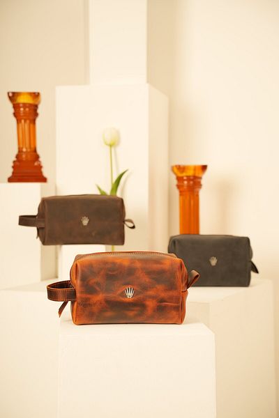 WATCHOFROYAL Verev Crazy Brown - Genuine Leather Handbag