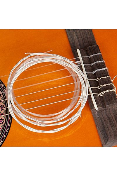 Miwayer Guitar Nylon String Nylon String Set For Classical Guitar, Set Of 6 Pieces, Silver Color