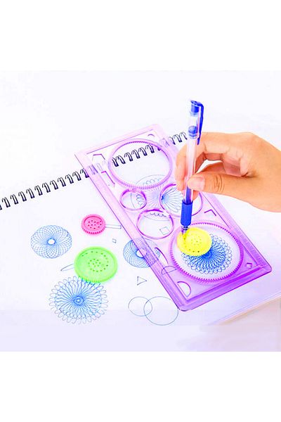 Choice Random Creative Painting Multifunctional Puzzle Body Tracer Geometry Ruler Student Drawing Tool Pain