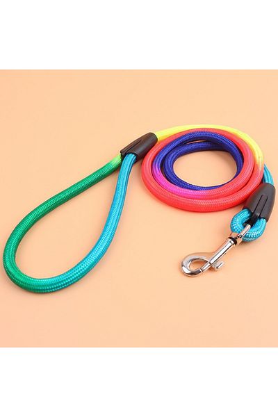 Choice S Colored Tow Rope New Puppy Lead Rope Teddy Small And Medium-sized Dog Colorful Nylon Round Lead Ro