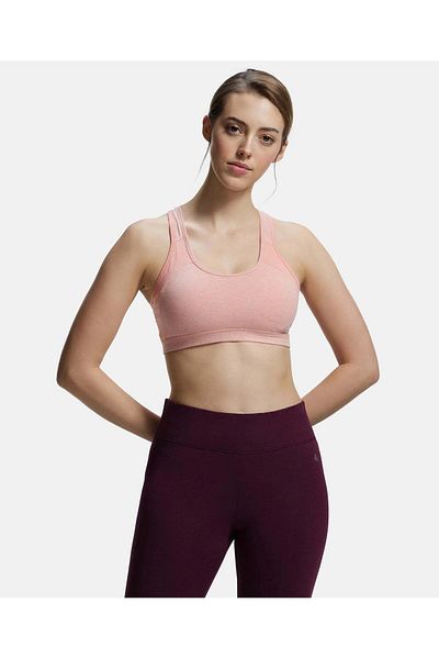 JOCKEY Power Back Padded Active Bra 1380-01 Orange