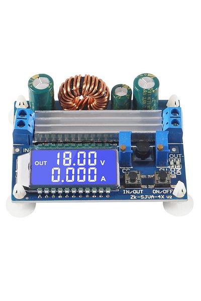 AOKIN 1pc Dc-dc Buck Boost Converter Module 5.5-30v To 0.5-30v 4a 35w Adjustable Step Up Down Voltage Regu