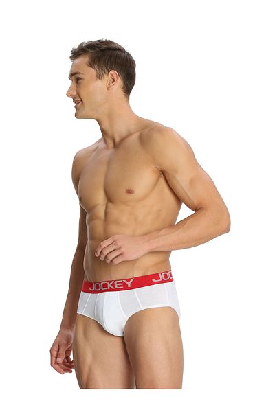 JOCKEY Zone Bold Brief 2Pcs Pck US14-02 White