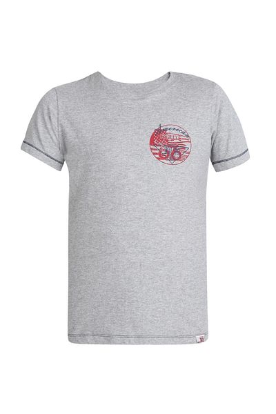 JOCKEY تي شيرت USA Originals UB07-02 رمادي