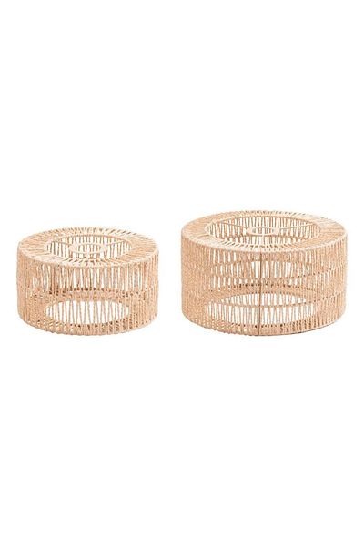 Choice Large Paper Rope Lampshade Ceiling Light Shade Boho Chandelier Shade Bulb Guard For Restaurant Cafe