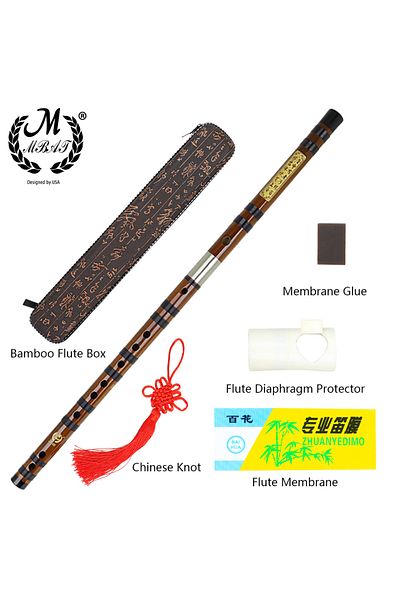 Choice Key D M Mbat Made From 8 Years Of Air-dried Bitter Bamboo High Quality Bamboo Flute Transverse Chine