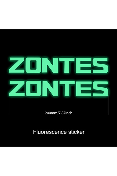 Choice ملصقات مضيئة بالفلورسنت للدراجات النارية من طراز Zontes G1 155 250R 35...
