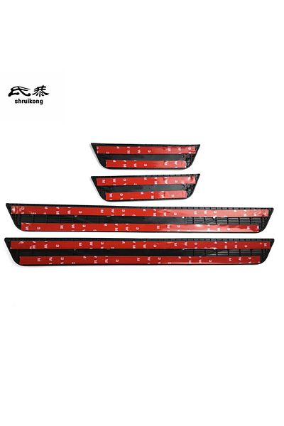 Choice 4Pcs/lot ABS Stainless Steel Door Sill Pedal Welcome Scuff Plate Cover for 2019-2022 Mazda CX-30 ...