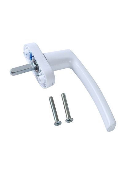 Choice White Aluminum Alloy Window Handles Universal Door Handle Key Locking For Double Glazing White Door