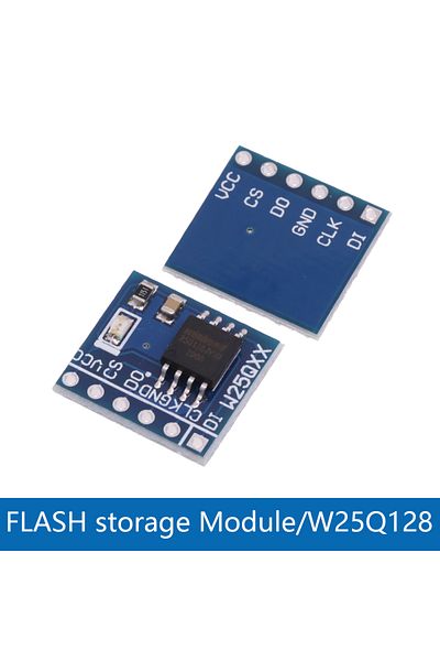 Choice W25q128 128mbit W25q32 32mbit / W25q64 64mbit / W25q128 128mbit 8mbyte Flash Storage Module Spi Inte
