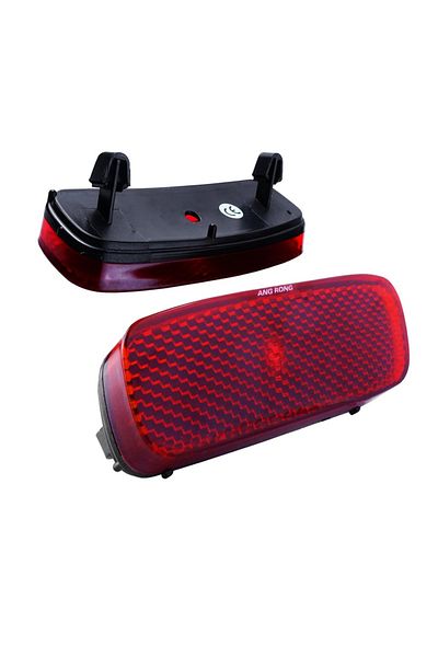 Choice ANGRONG 2x Red Rear Bumper Reflector No Light For Citroen C1 C5 Peugeot 107 206 607 Expert For Fi...