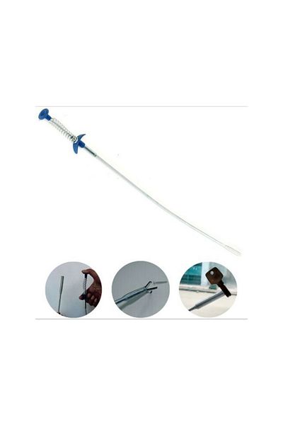 Choice 4 Claw 60cm Long Reach Flexible Pick Up Tool Spring Grip Narrow Bend Curve Grabber For Picking Up...
