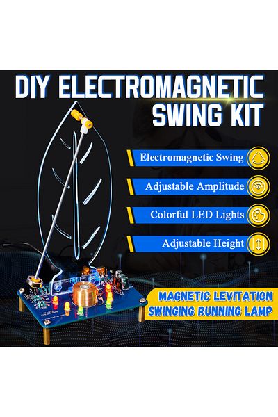 Choice Diy Leaf Swing Magnetic Levitation Electronic Kit 5v Power Supply With Led Flow Light Scientific ...