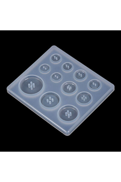 Choice 1 قطعة قالب سيليكون لصنع المجوهرات من الراتنج لصنع قلادة على شكل زر