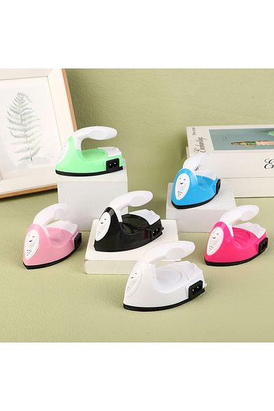 KOQZM F-EU Mini Craft Iron Electric Iron Portable Handy Heat Press Diy Small Iron For Ironing Clothes Laun