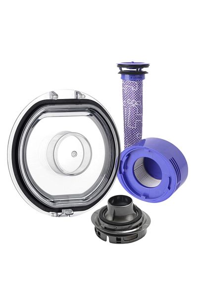 Choice 4pcs For Dyson V7 V8 Vacuum Cleaners Replacement Pre-filter And Post- Filter Bottom Lid Top Fixed Se