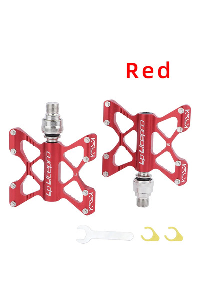 Choice دواسة Litepro K5 سريعة الفك باللون الأحمر، غير قابلة للانزلاق، مصنوعة ...