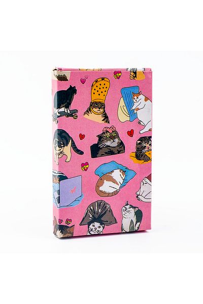 Choice مجموعة بطاقات Tarot Tn27n Cat Meme Funny Witchy Cat Kawaii Uwu 22 Major Arcana - مثالية للتجمعات العائلية