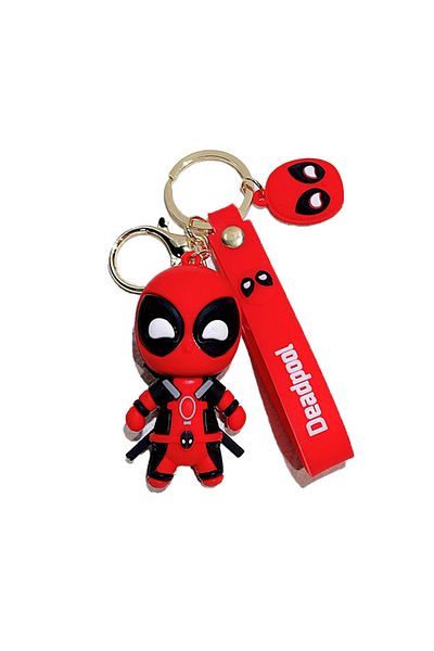 Choice 1pcs Marvel Cute Anime Figures Doll Bag Pendant Deadpool Q Version Fashion Backpack Keychain Couple