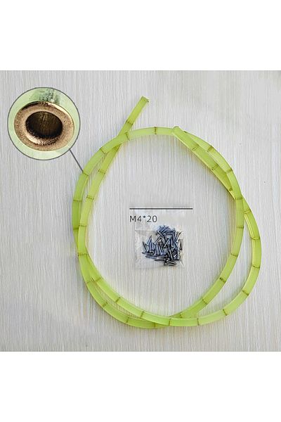 toohr 2m 2m Woodworking Profiling Strip, Flexible Curve Template Adjustable&fixed Complex Shape Contour Wo