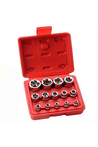 Choice 14pcs/set E-TORX Socket Set - Premium Female Torx Socket Set, Torque1Socket Set, External Torx So...